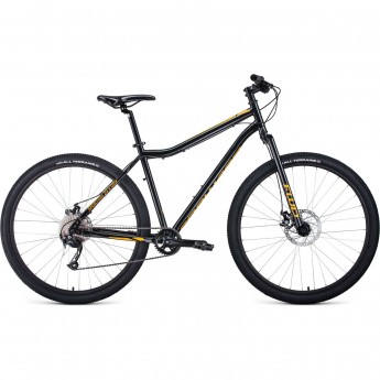 Велосипед FORWARD SPORTING 29 X disc (2020) черный с рамой 19" Велосипед FORWARD SPORTING 29 X disc (2020) черный с рамой 19"