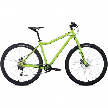Велосипед FORWARD SPORTING 29 X disc (2020) ярко-зеленый/черный с рамой 19"