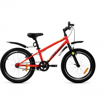 Велосипед FORWARD UNIT 20 1.0 (2021) красный матовый Велосипед FORWARD UNIT 20 1.0 (2021) красный матовый