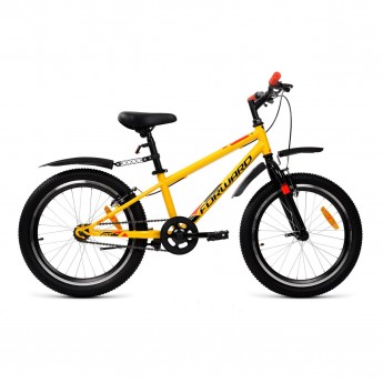 Велосипед FORWARD UNIT 20 1.0 (2022) желтый Велосипед FORWARD UNIT 20 1.0 (2022) желтый