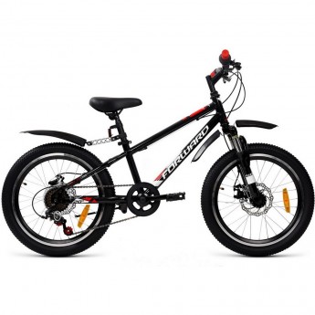 Велосипед FORWARD UNIT 20 3.0 D (2022) черный/белый Велосипед FORWARD UNIT 20 3.0 D (2022) черный/белый