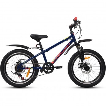 Велосипед FORWARD UNIT 20 3.2 DISC (2021) темно-синий/красный Велосипед FORWARD UNIT 20 3.2 DISC (2021) темно-синий/красный